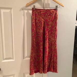 Vintage TOCCA silk maxi skirt printed Size 6